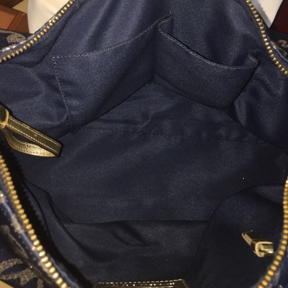 Beautiful Coach 👜 1941 pattern gold and blue 💙 - Picture 7 of 7